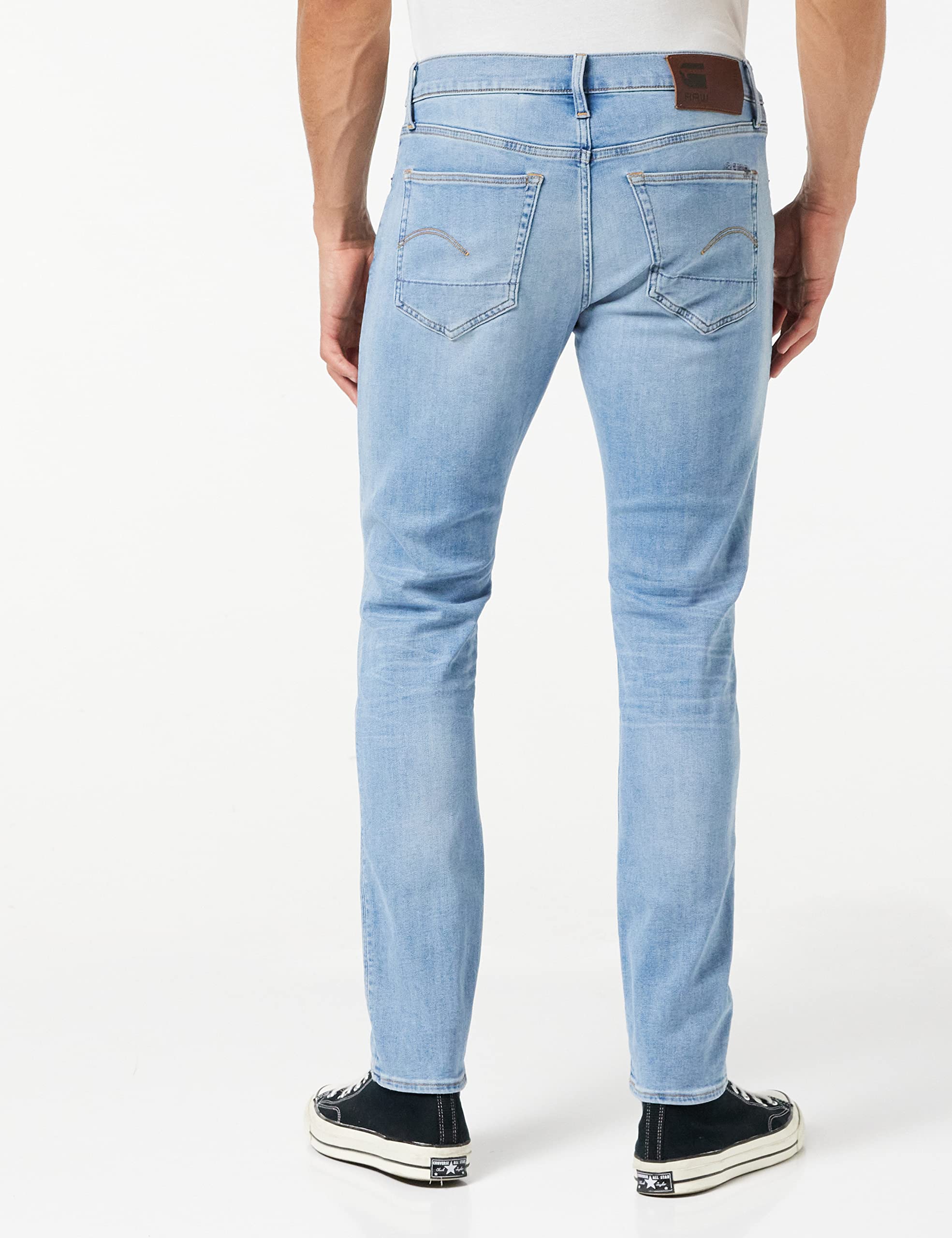 G-STAR 3301 Slim Jeans, Jeans Uomo, Blu (Lt Indigo Aged 51001-8968-8436), 29W / 32L