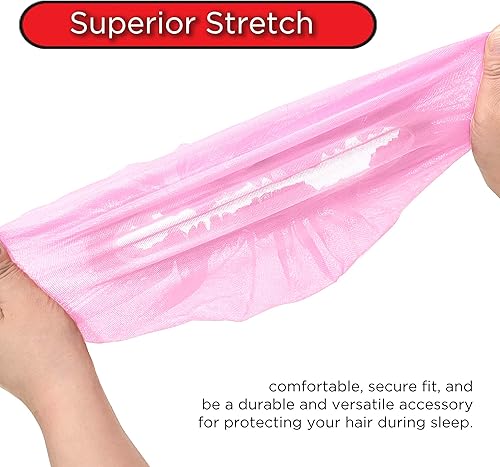 Miniatura 3 de DONNA Gorro de satén para niños, gorro de dormir, 3 piezas, capó de pelo suave de satén para niños