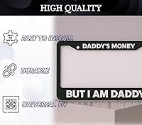 Vista 2 de Marco de matrícula de automóvil personalizado para estándar de EE. UU., marco de acero para parte delantera y trasera, marco de placa de matrícula