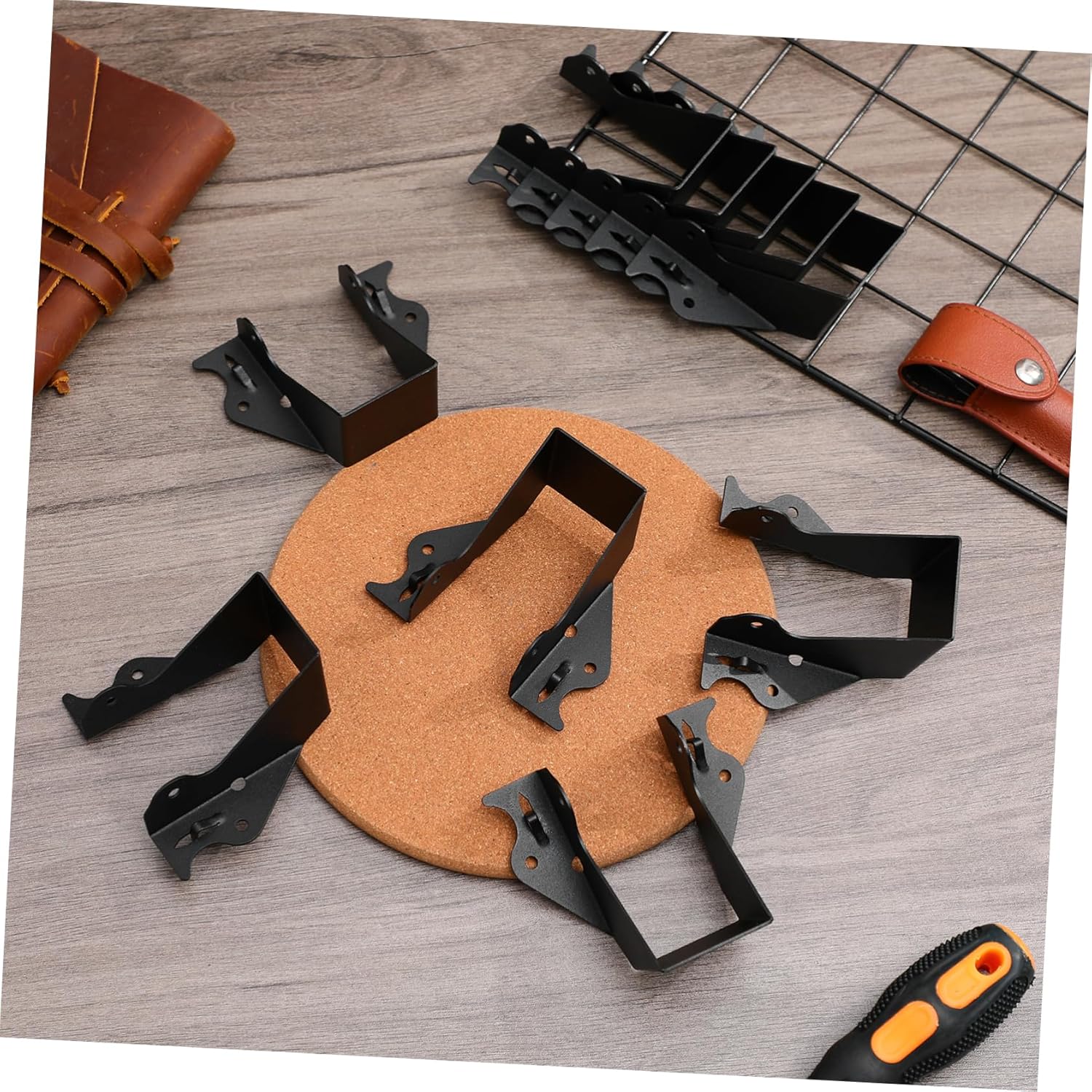 2sets Joist Hangers Sturdy Face Mount Beam Brackets for Efficient Clothing Organization Bedrooms Laundry Rooms and Hotels Joint Hangers for Coop and Porch Use 10pcs*2