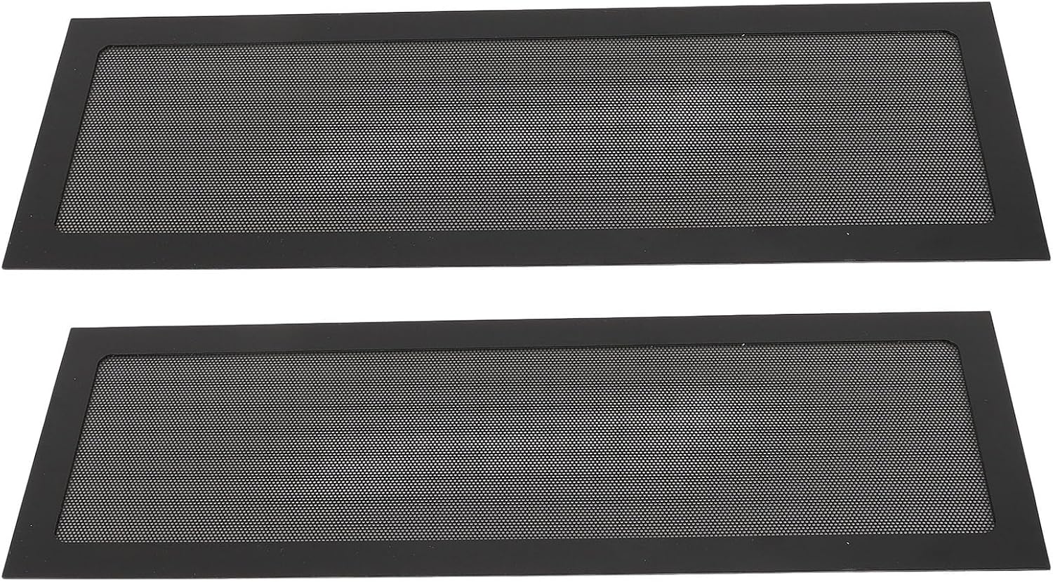 PC Case Dust Mesh Filter, 2 Pack 120x360mm Magnetic Fan Cooler Cover with Ultra Fine Holes, for Desktop Computer