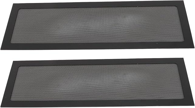 PC Case Dust Mesh Filter, 2 Pack 120x360mm Magnetic Fan Cooler Cover with Ultra Fine Holes, for Desktop Computer