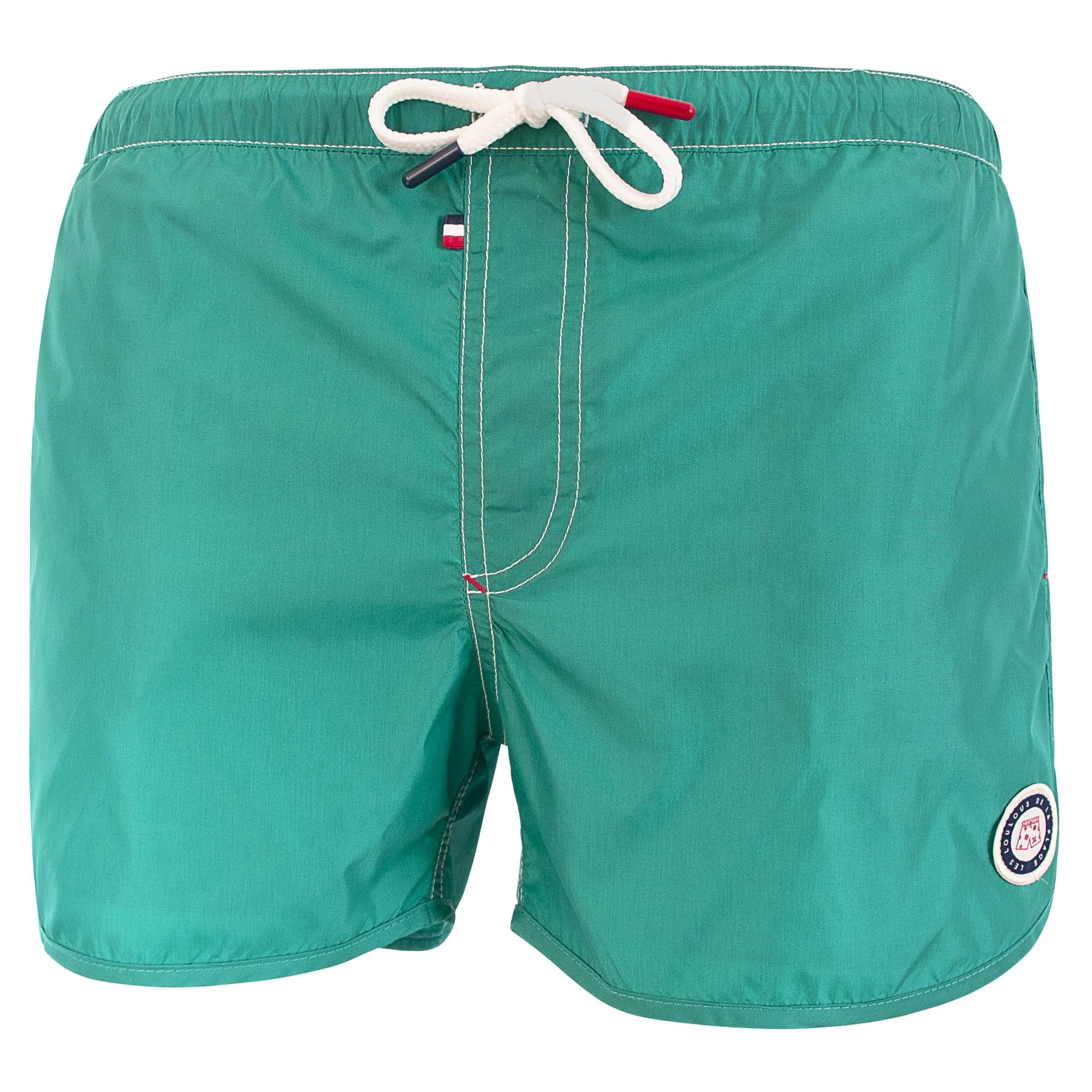 Maillot Short de Bain Homme Court et Moulant Moréa Sport Bleu Turquoise, Gris, Vert, Aqua ou Corail