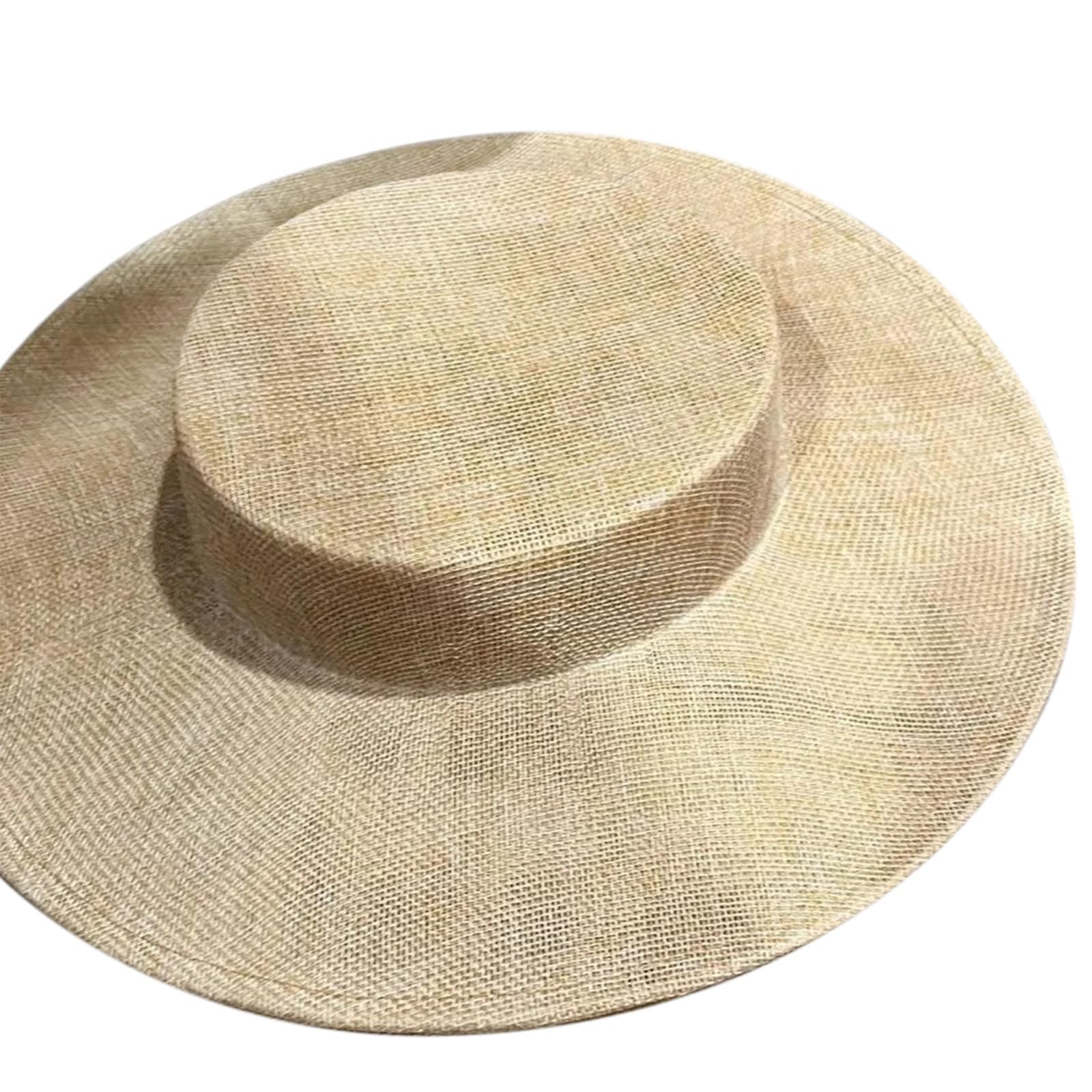 Zhengci Women's Natural Color Top Hat Plain Color Trend Fascinator Hat Base For French Fascinators Banquets Hats For Banquets Versatility Hat Base