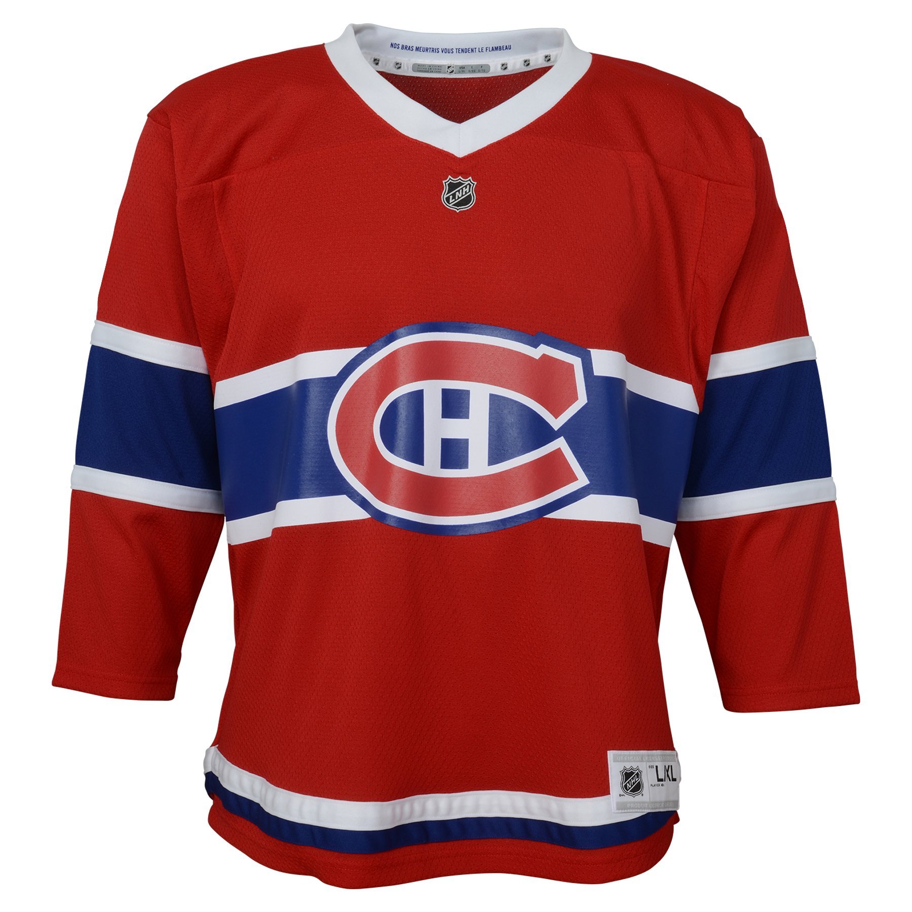 NHL by Outerstuff NHL Montreal Canadiens Kids & Youth Boys Replica Jersey-Home, Red, Youth Large/X-Large(14-18)