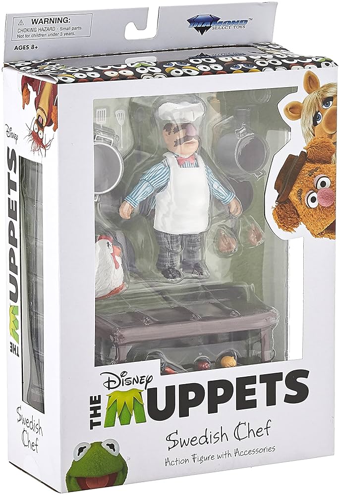 【未開封】Disney Muppets スウェディッシュシェフ プレイセット Palisades Muppets Swedish Kitchen Playset w/ Swedish Chef | eBay