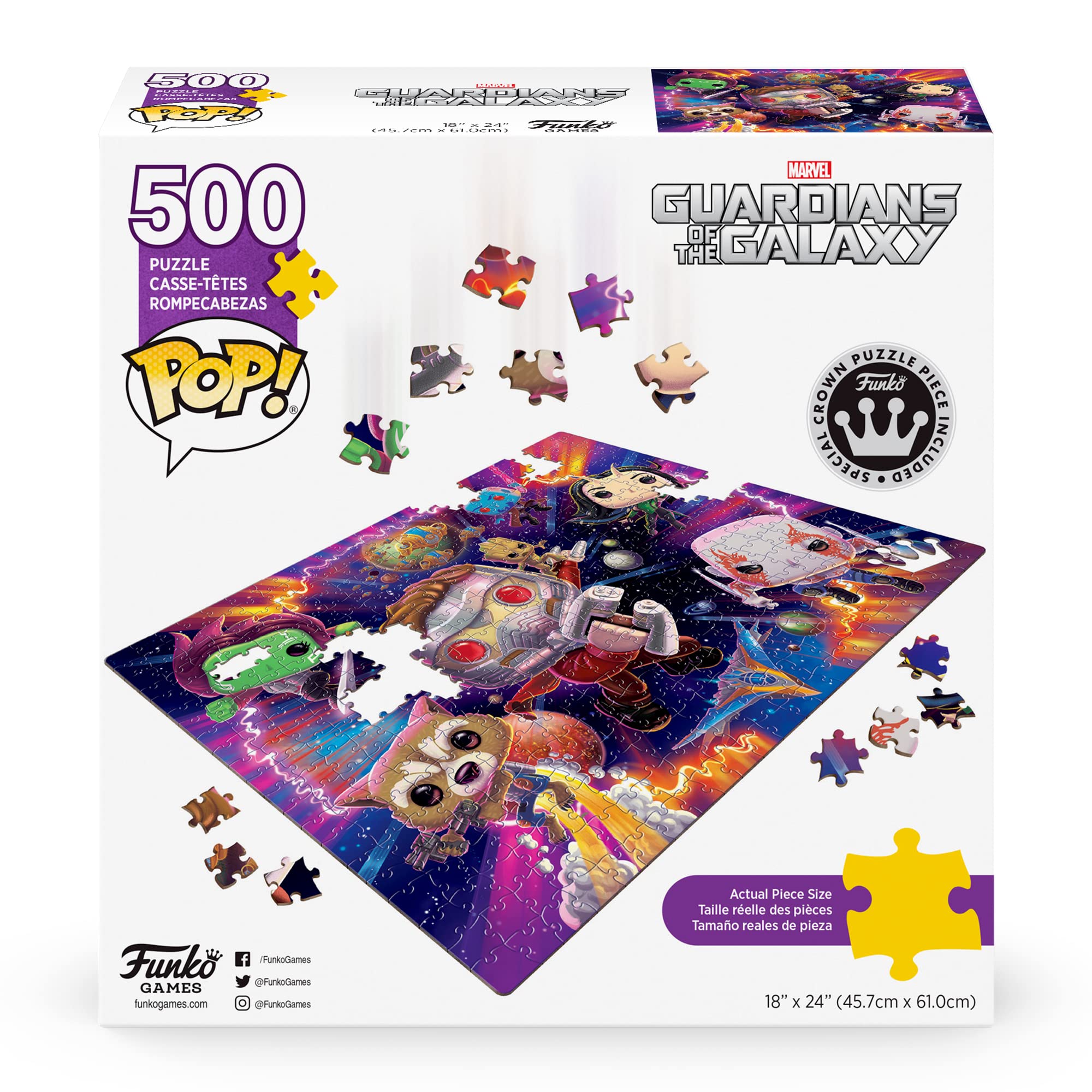 Amazon.com: Funko Pop! Marvel Puzzle: Guardians of The Galaxy