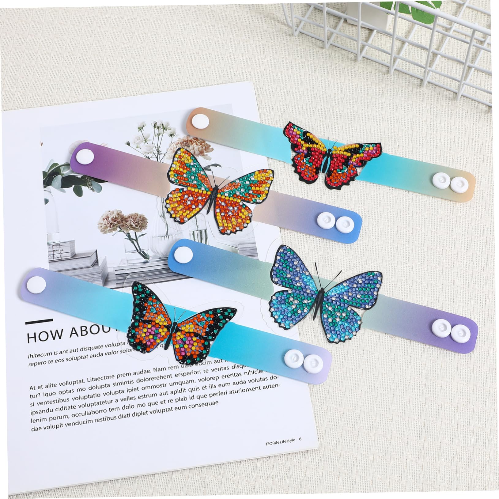 TOYANDONA 3juegos Pulseras De Diamantes Para Niñas Kit De Manualidades De Joyería Accesorios De Arte Diamante De Cumpleaños y Amistad