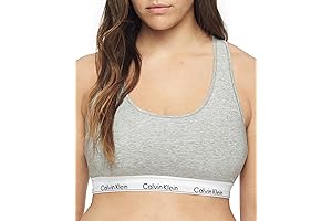 Women's Modern Cotton Unlined Wireless Sports Bralette