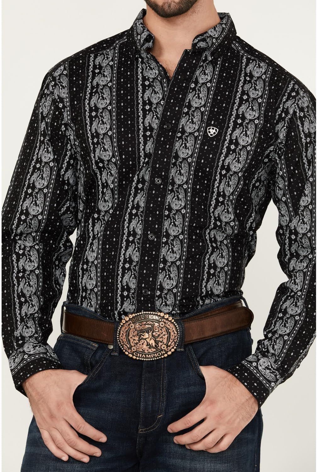 ARIAT Men's Jared Classic Fit Shirt - Image 3