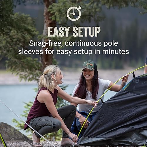 Miniatura 3 de Coleman Sundome Dark Room 46 Person Tent, Blocks 90% of Sunlight to Keep Inside Cool, Weatherproof Tent with Rainfly Sets Up in Minutes