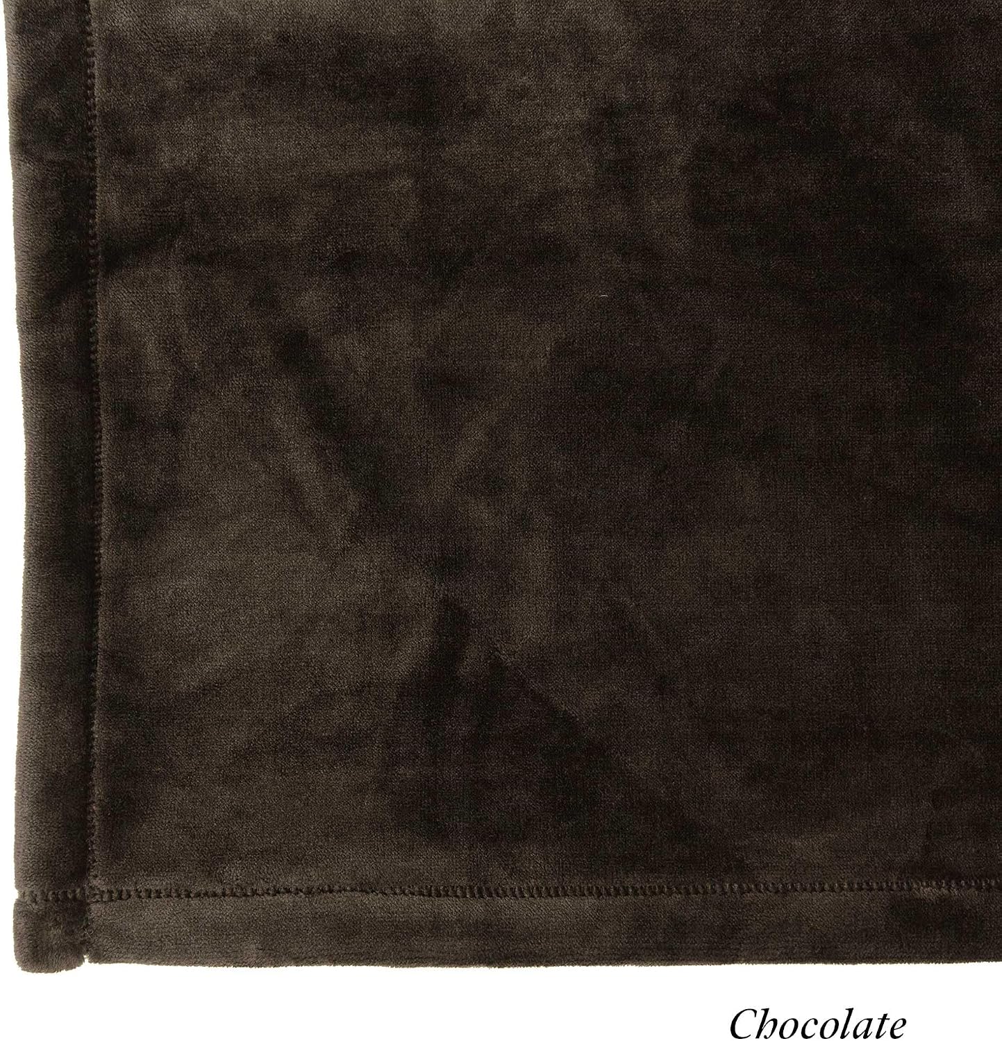 American Blanket Company Luster Loft Twin Chocolate 60" x 88"