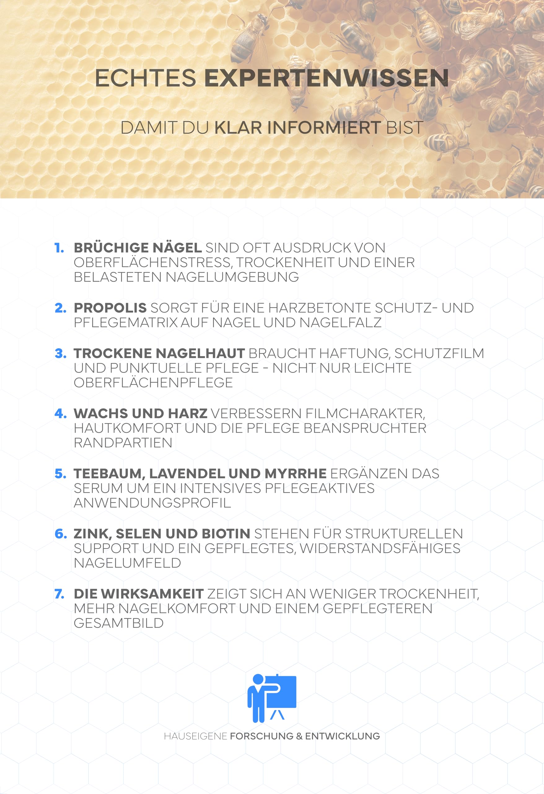 BIO Propolis Nagelserum: Akute Intensivpflege bei Nagelpilz; Mit hochdosiertem Propolis (40%), Teebaumöl & Lavendel sowie Vitaminen & Mineralien (Zink, Selen & Biotin); Für gepflegte & starke Nägel