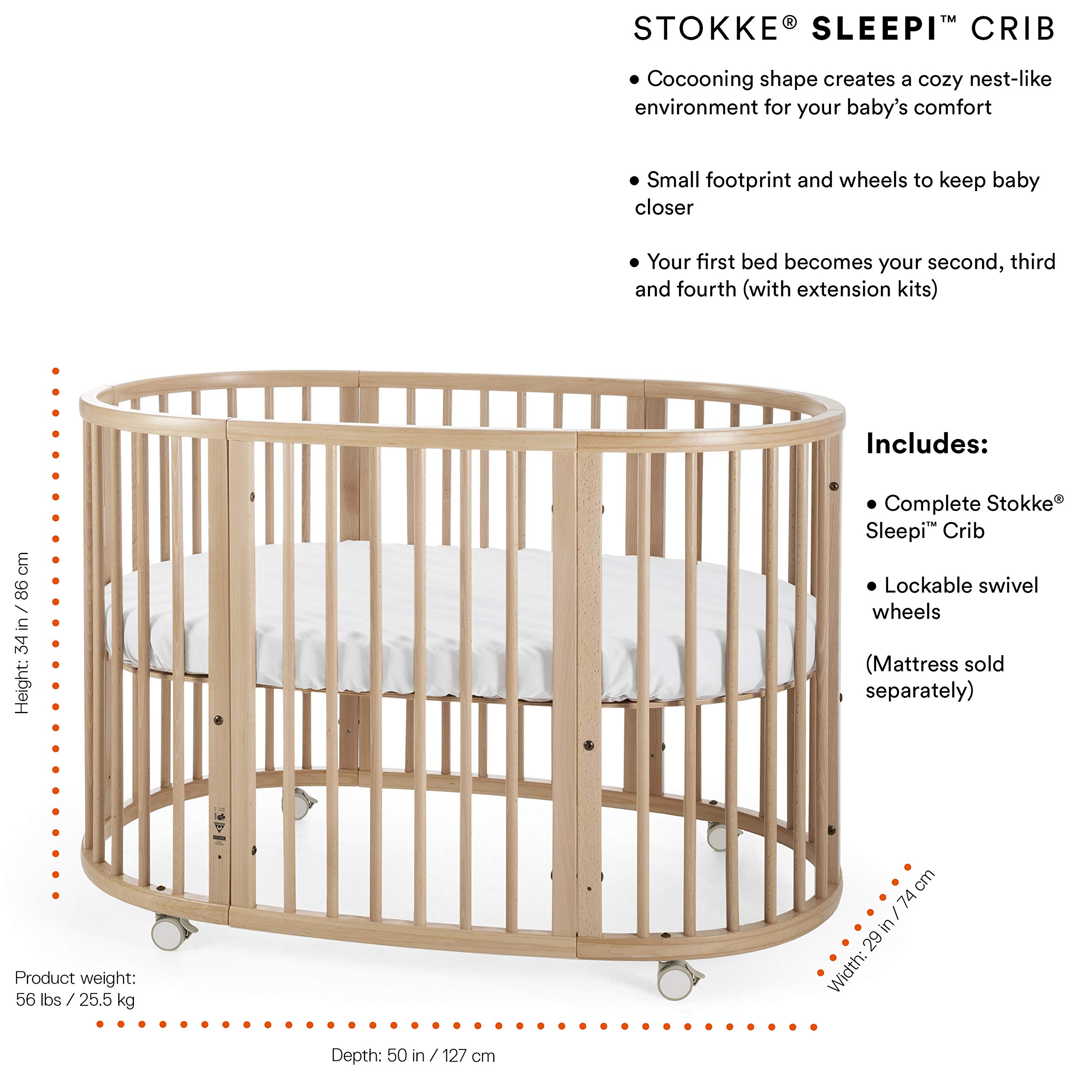 Stokke Cuna Sleepi, natural : Bebés