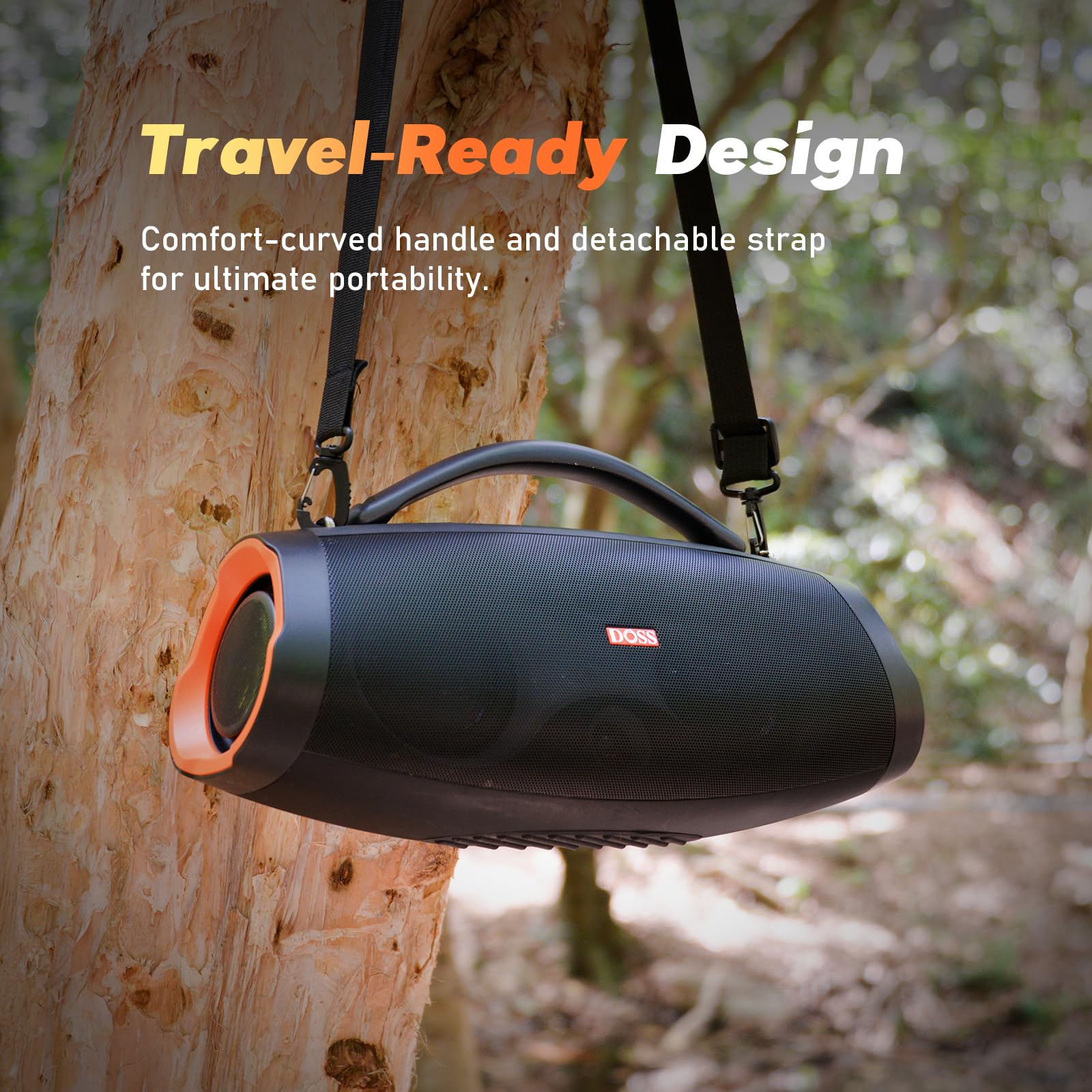 DOSS Extreme Boom Pro D200 Bluetooth Speaker, Wireless 120W Loud