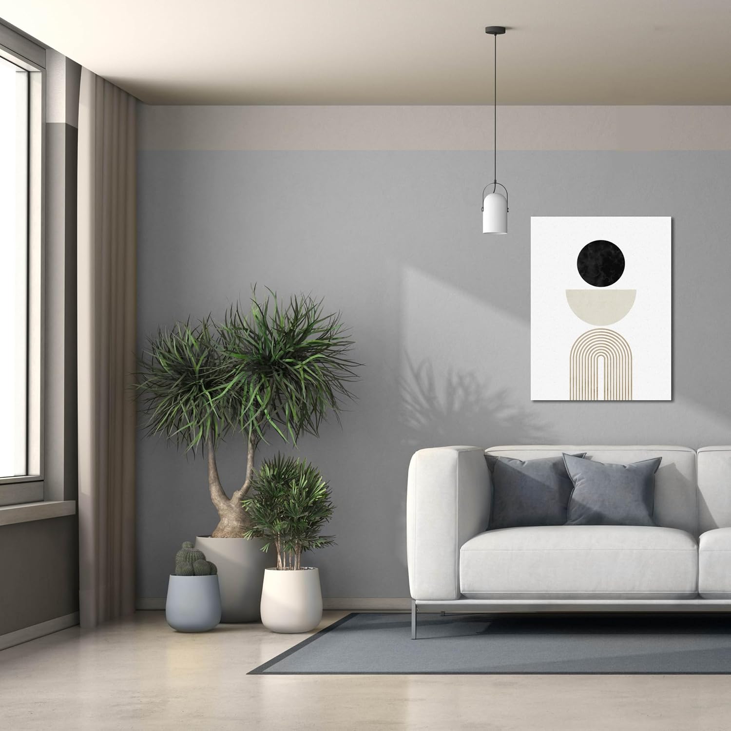 Epic Graffiti 'Black Beige No. 1' by Brandon Wong Canvas Wall Art, 26" x 34"