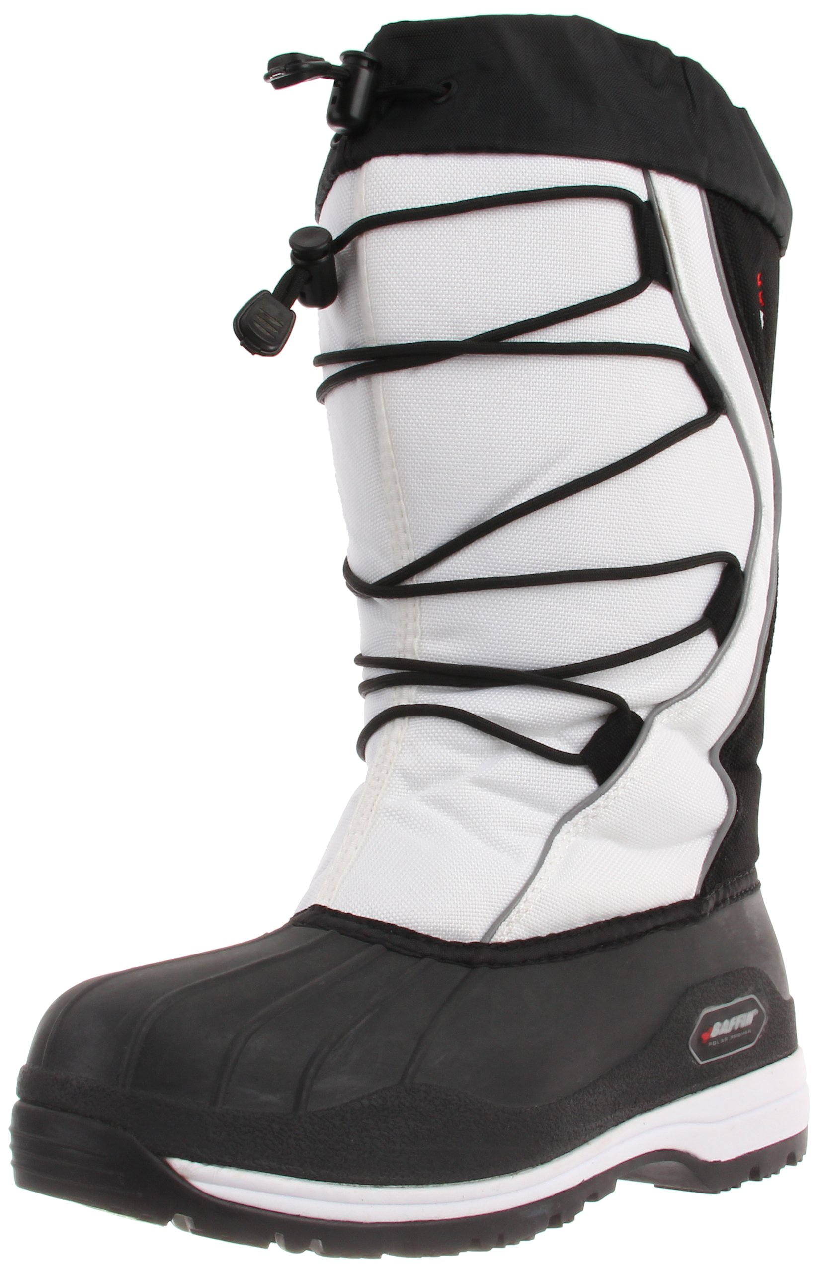 Baffin Icefield,Women's Boots, Low-Calf Height, Available in Black & White color, for Snow-covered Frozen terrains, Snowshoe Compatible