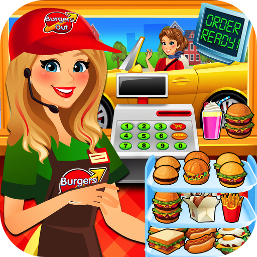 Drive Thru Simulator Kids Fast Food Games & Burgers & Ice Cream To Go
