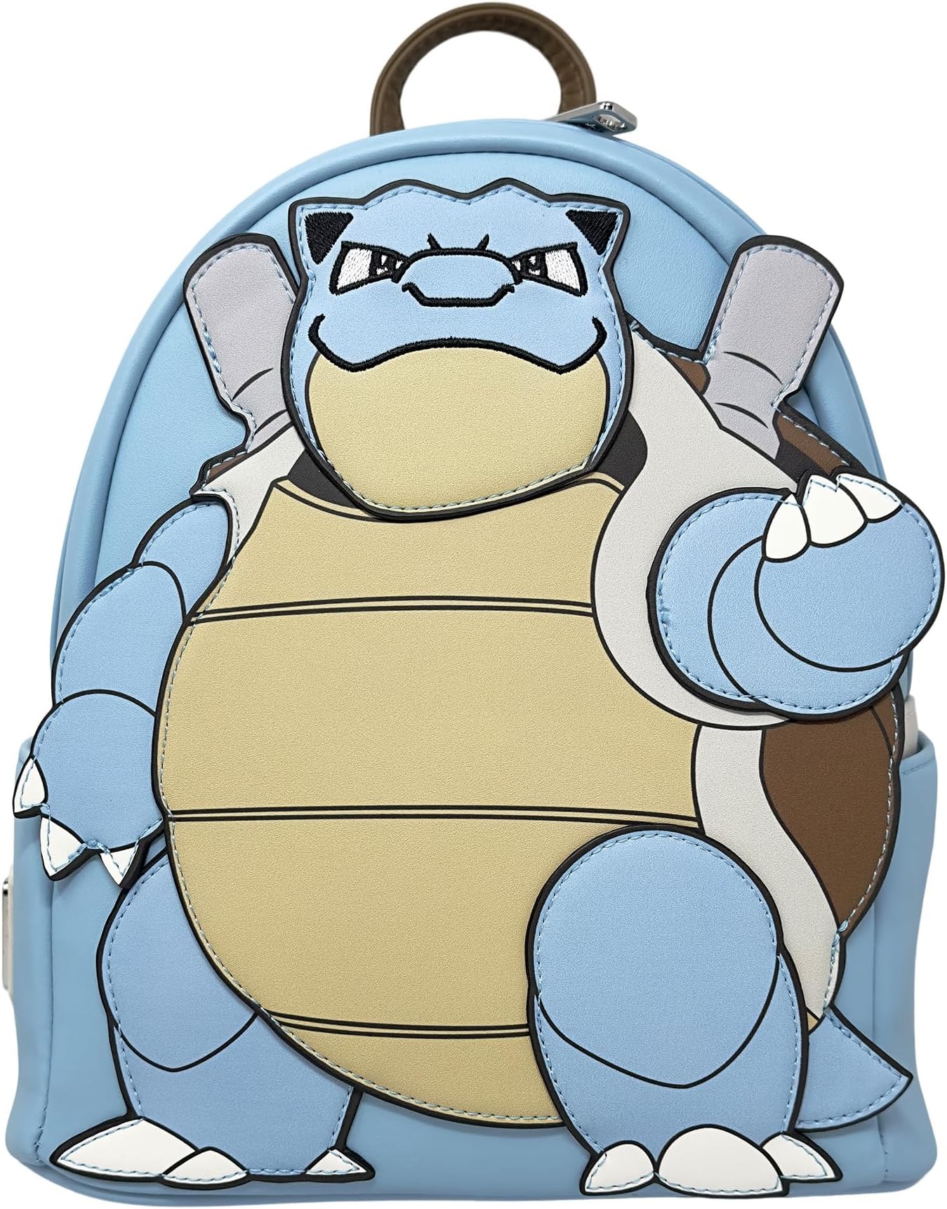 Pokemon Blastoise Cosplay Womens Double Strap Shoulder Bag Purse, Blue, M, Casual