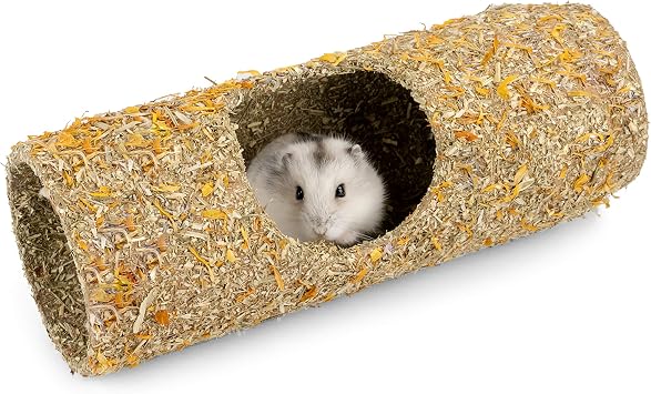 Niteangel Creative & Composable Hamster Tunnel - DIY & Build Unique Tube Burrow as Hideout for Small Sized Animals Like Hamsters Mouse Gerbils Mice Tunnel W/Hole