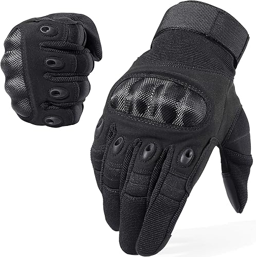 wtactful Guantes tácticos para hombre, pantalla táctil, Airsoft, paintball, guantes de motocicleta