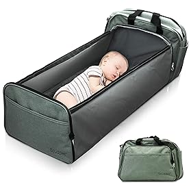 scuddles 3-in-1 portable bassinet review 4 81A6IVnU2QL. SX279