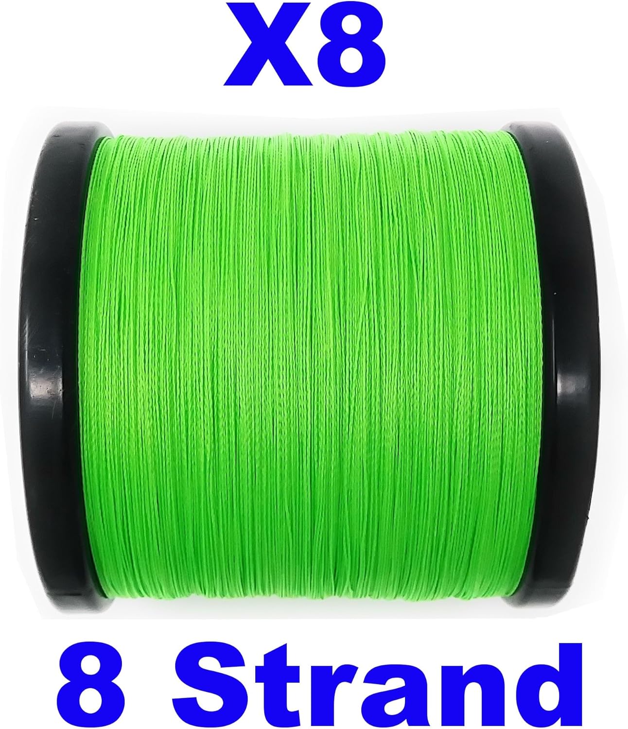 Reaction Tackle Braided Fishing Line - Pro Grade Power Performance for Saltwater or Freshwater Fish - Colored Fishing Line Braid for Extra Visibility
