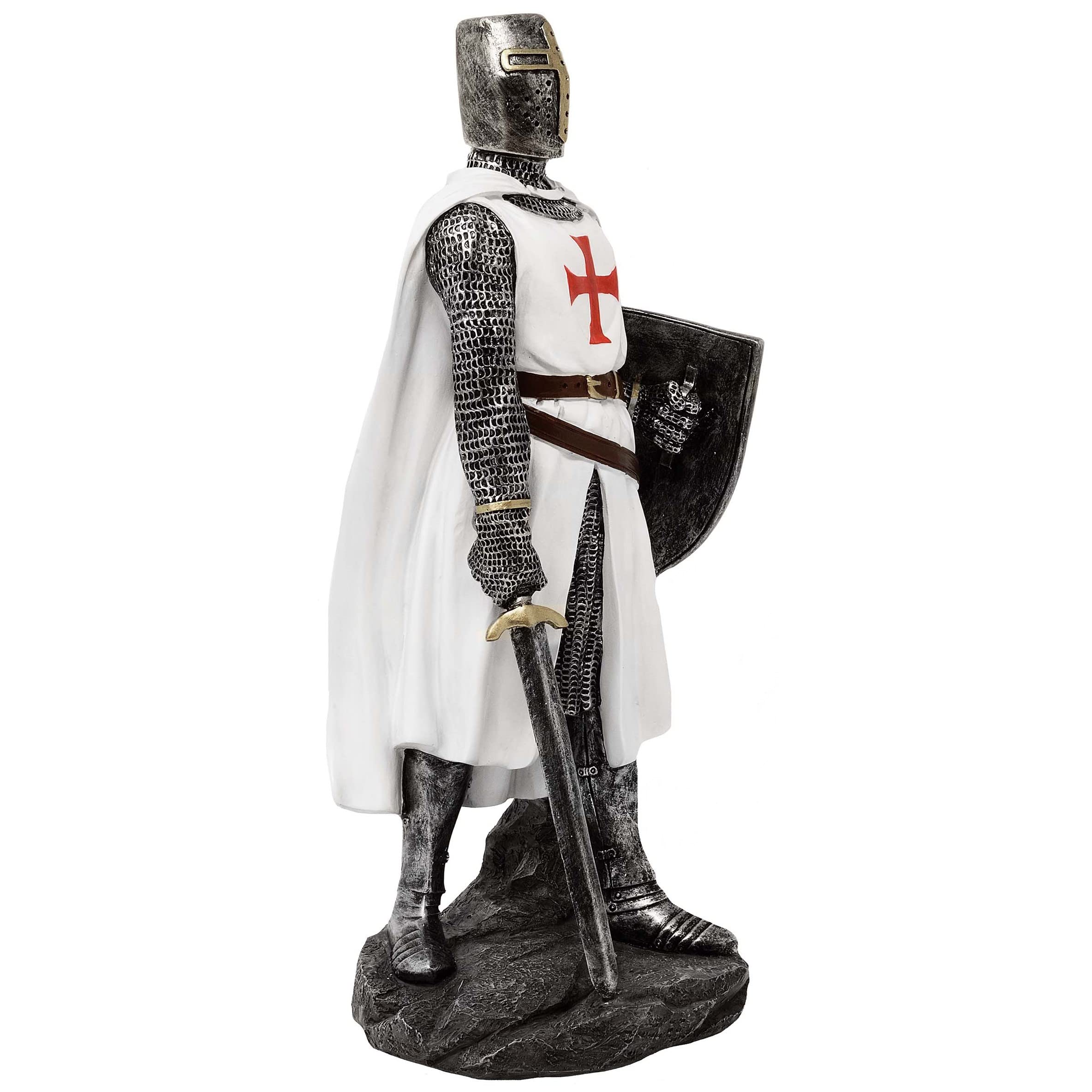 Kreuzritter weiss/rotes Kreuz mit Schwert - Mittelalter, Knight, Temples