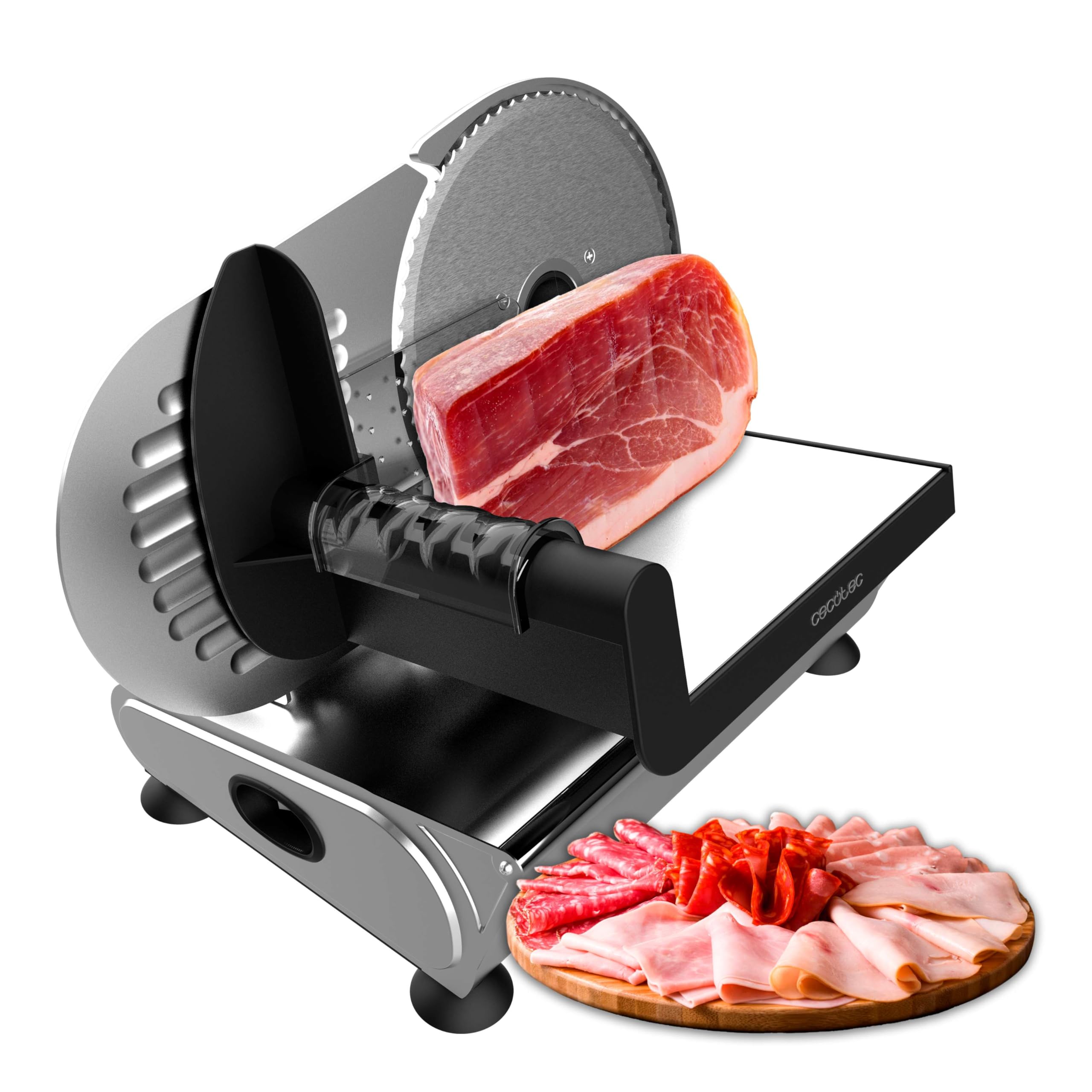 Trancheuse Électrique Cecotec Rock'nCut Shuriken Steel 200W - Lame 190mm Inox