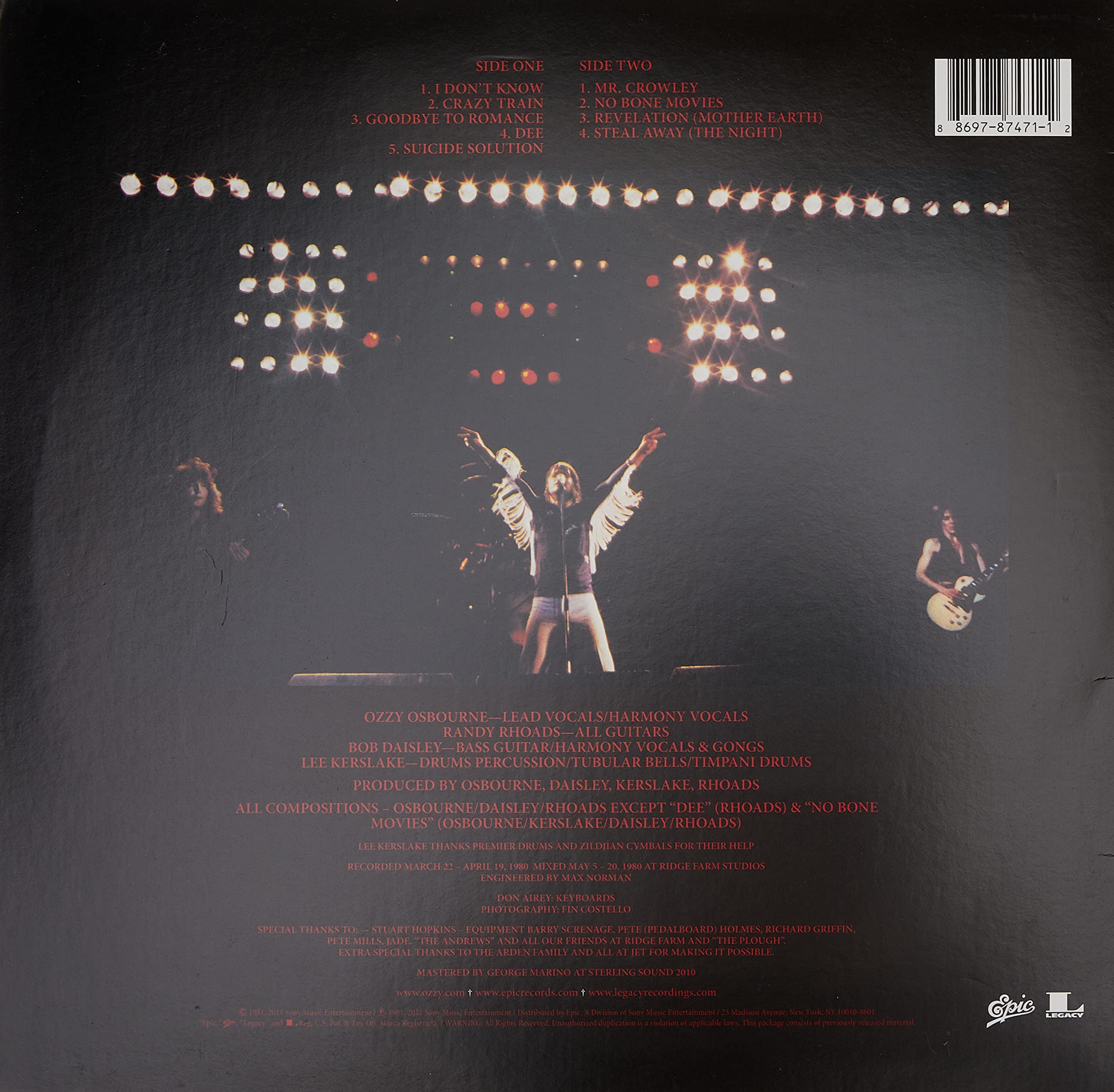 Blizzard Of Ozz (Rmst) (Pict)