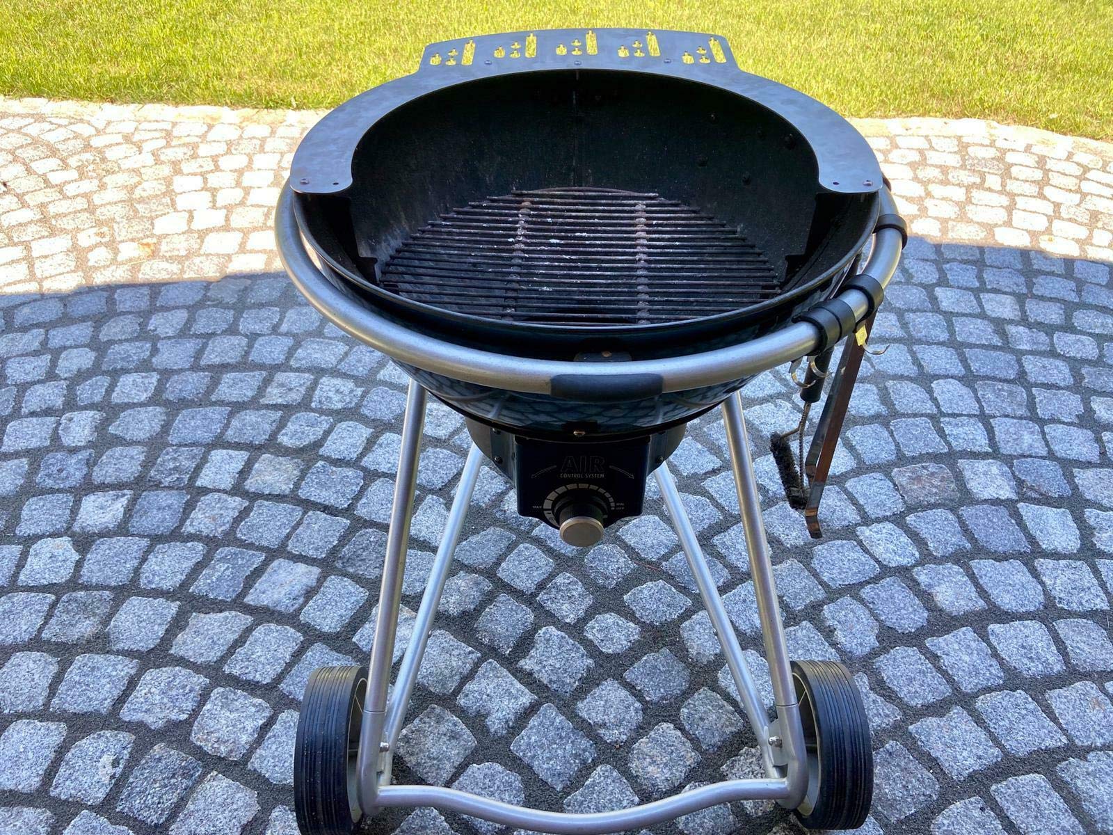 Grillaufsatz Kugelgrill Weber 47cm 57cm 5x Stockfisch Fisch Grill Spießhalter Fischhalter Griller BBQ (57cm Kugelgrill (5 Fische))
