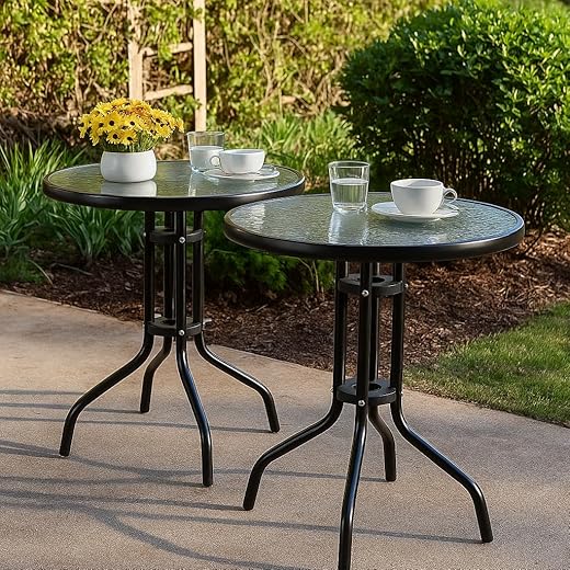 Outdoor Bistro Tables Set of 2