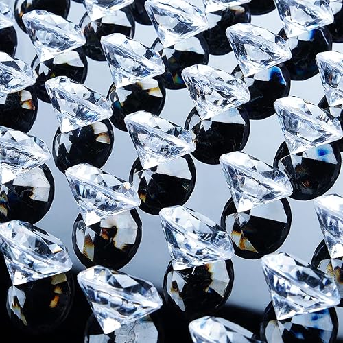 Vista 57 de Babenest - Relleno de jarrón de gemas falsas de diamantes acrílicos, 240 piezas de diamantes de imitación de 3/4 pulgadas, joyas de cristal