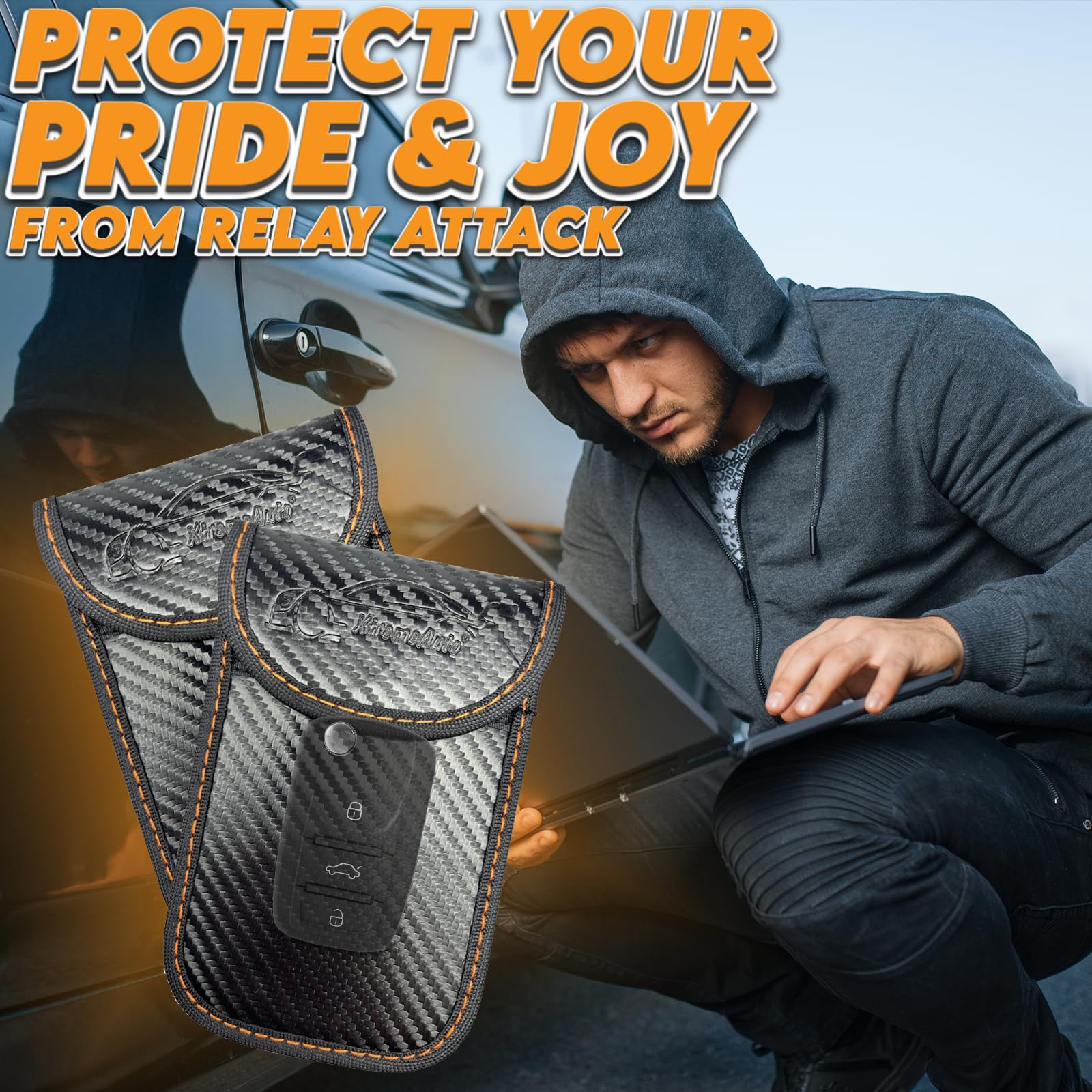 Xtremeauto Car Key Signal Blocker Pouch 2 Pack - Image 2