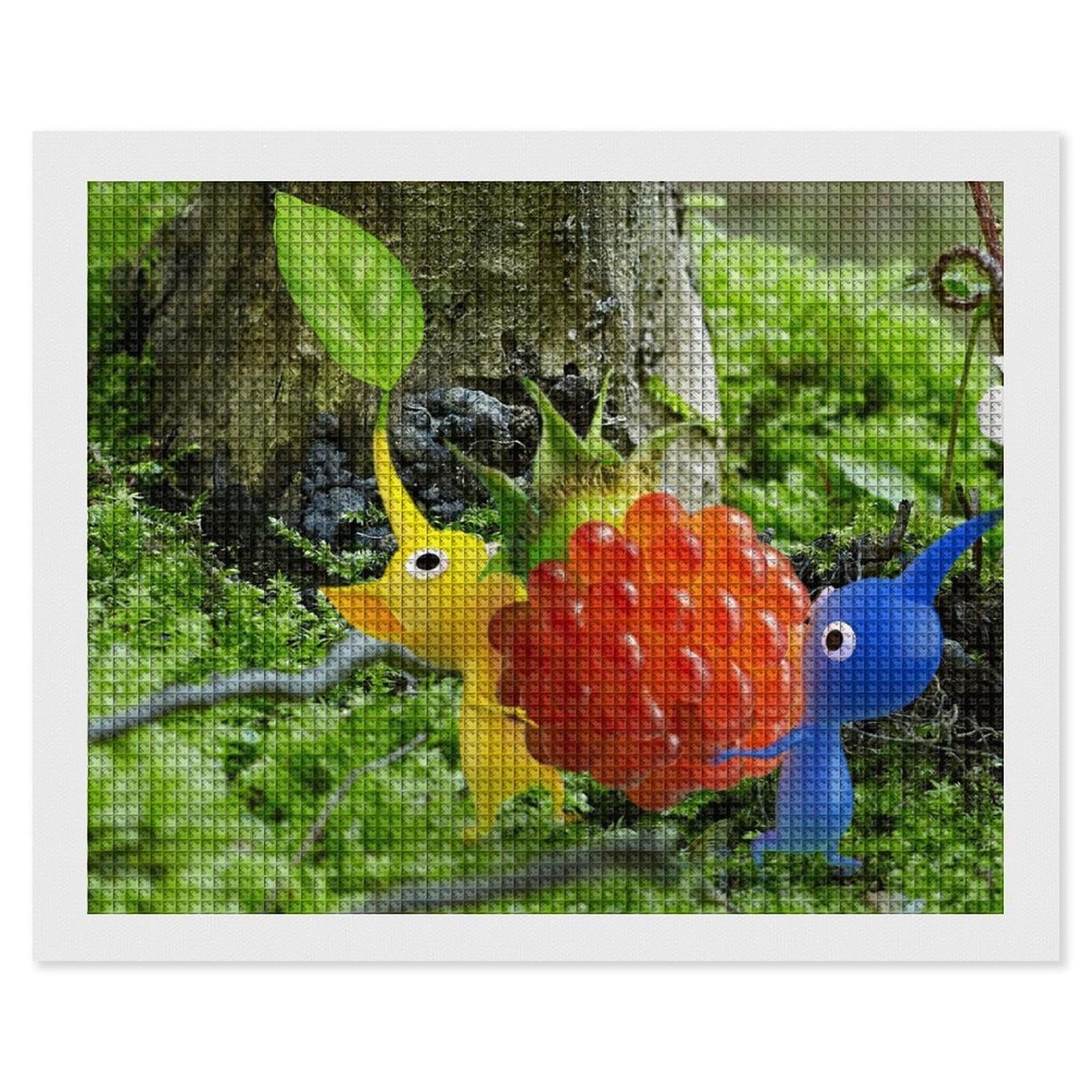 Amazon.co.jp: ピクミン5d ダイヤモンドアート モザイクアート 絵画