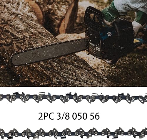 Miniatura 5 de Opuladuo 2 cadenas de motosierra de 16 pulgadas para Husqvarna 135, 240, 120 Mark II, cadena de repuesto para motosierra WEN 4017, 40417, 40417BT y