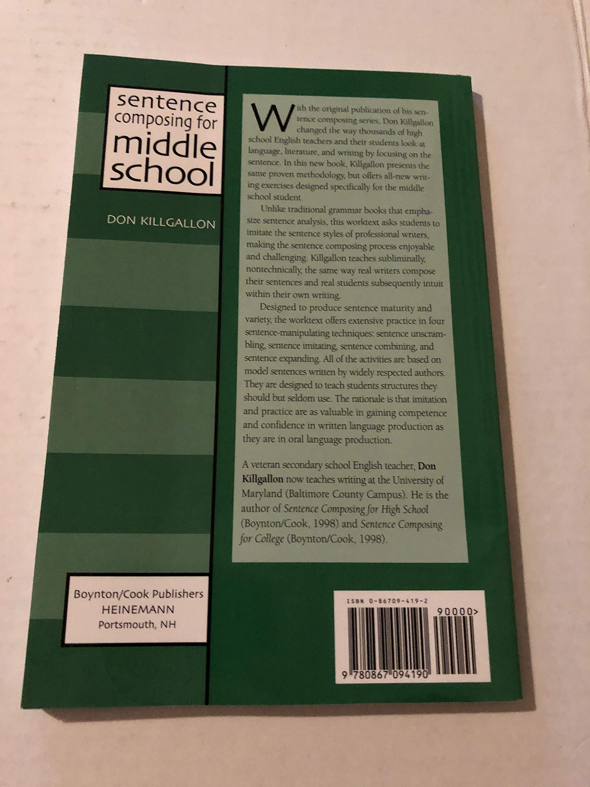 Sentence Composing for Middle School: A Worktext on Sentence Variety and Maturity - Image 4