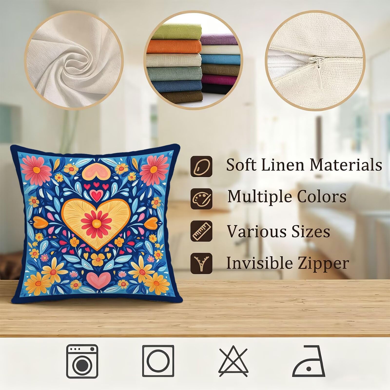 Amarillo Funda Cojin 60x60 Amar Funda Almohada 60x60 Cojines Sofa Súper Suave Fundas Cojines Decorativos Fundas Almohadas 4 Piezas Cervicales y Cuello, para Hogar Sofa Cama Salon Decoracion E - 583