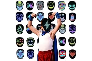 Transform Your Look with the Gesture-Sensing LED Mask Unleash Your Mysterious Boy with Uke Charisma