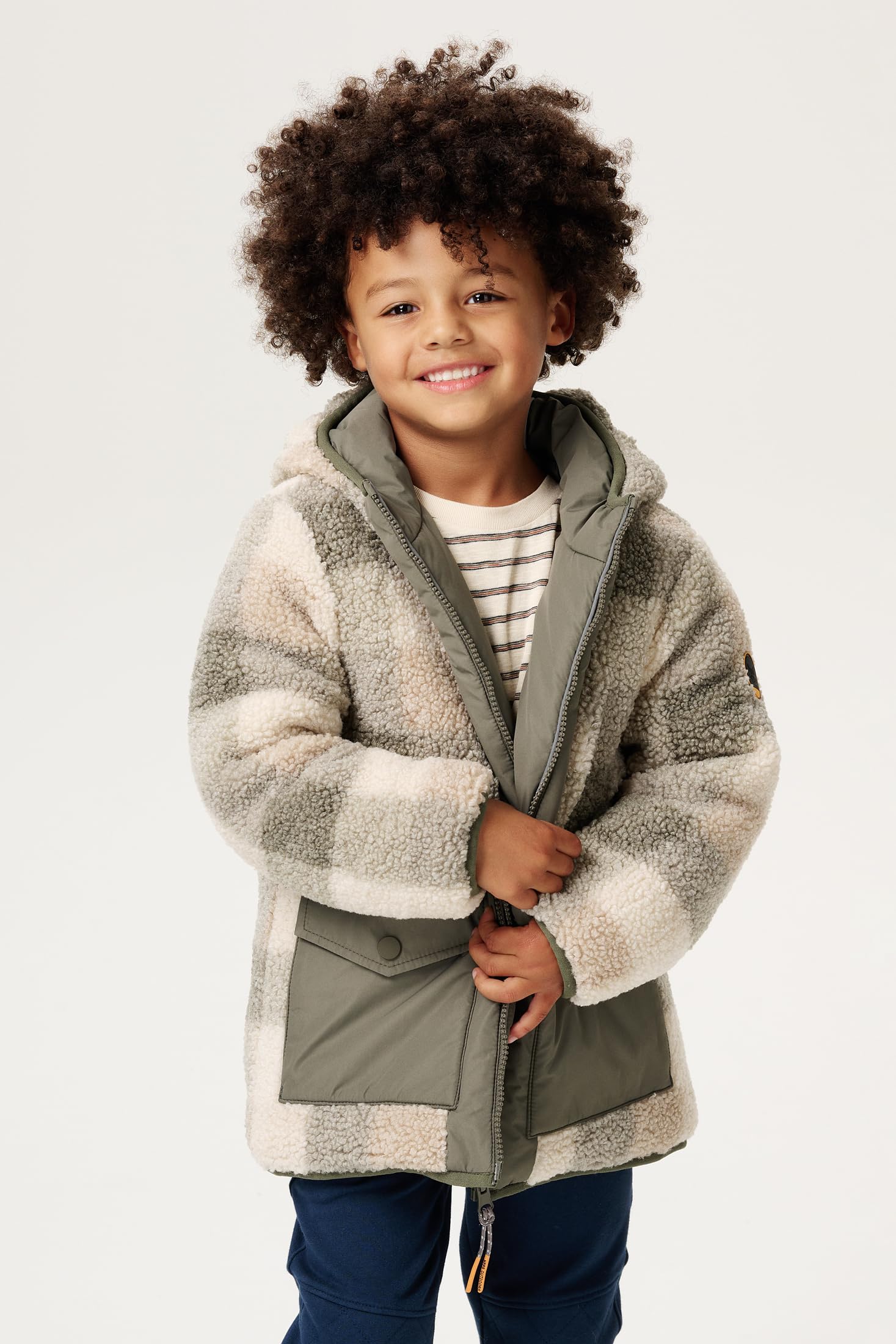 Noppies Jungen Boys Jacket Loja Reversible Check Jacke