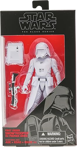 Miniatura 3 de Figura de acción de Star Wars, The Black Series, 6 pulgadas, First Order Snowtrooper