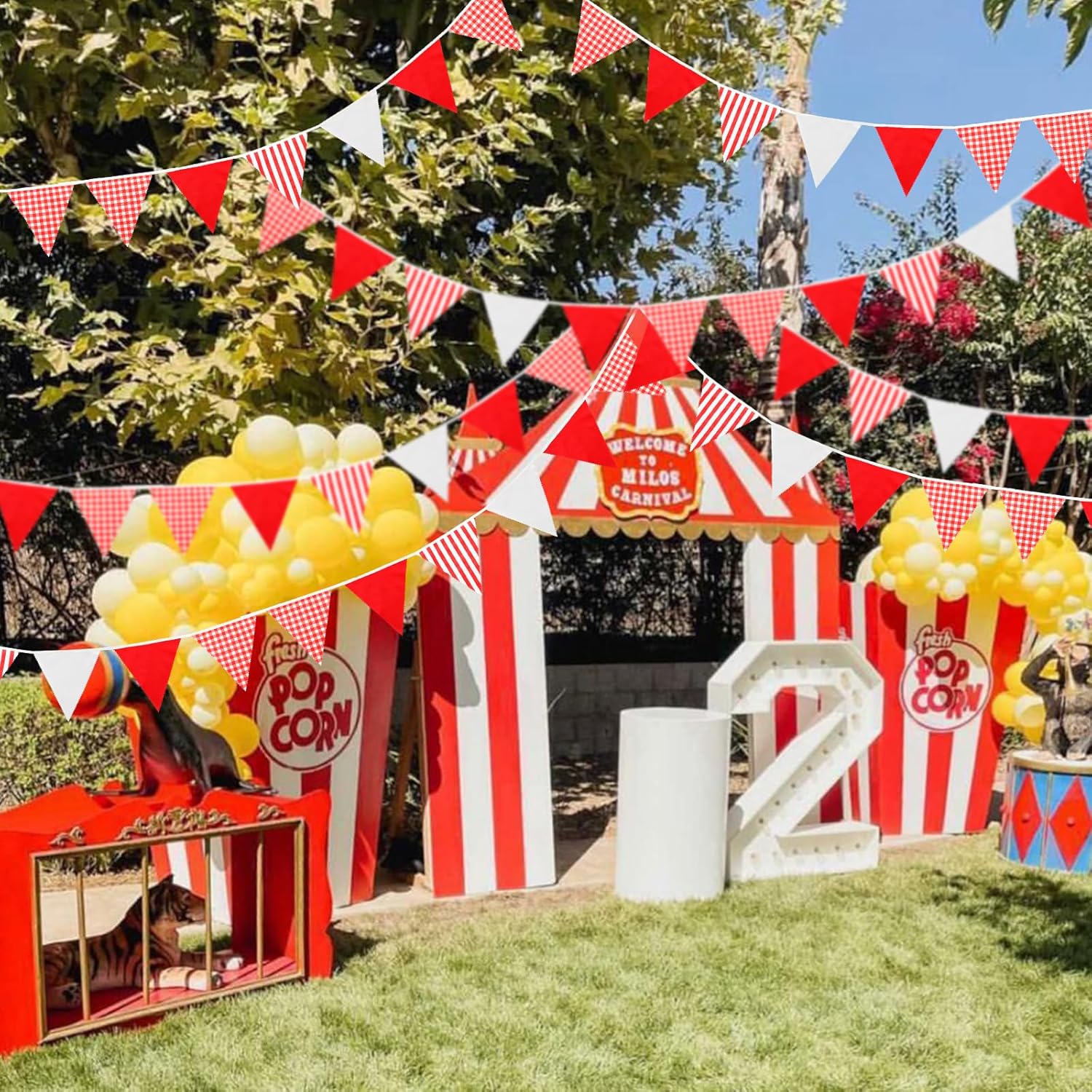 GCQQ Pennant Banner Party Decoration