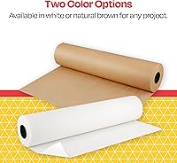 Vista 2 de School Smart Rollo de papel kraft de carnicero, 40 libras, 24 pulgadas x 1000 pies, marrón