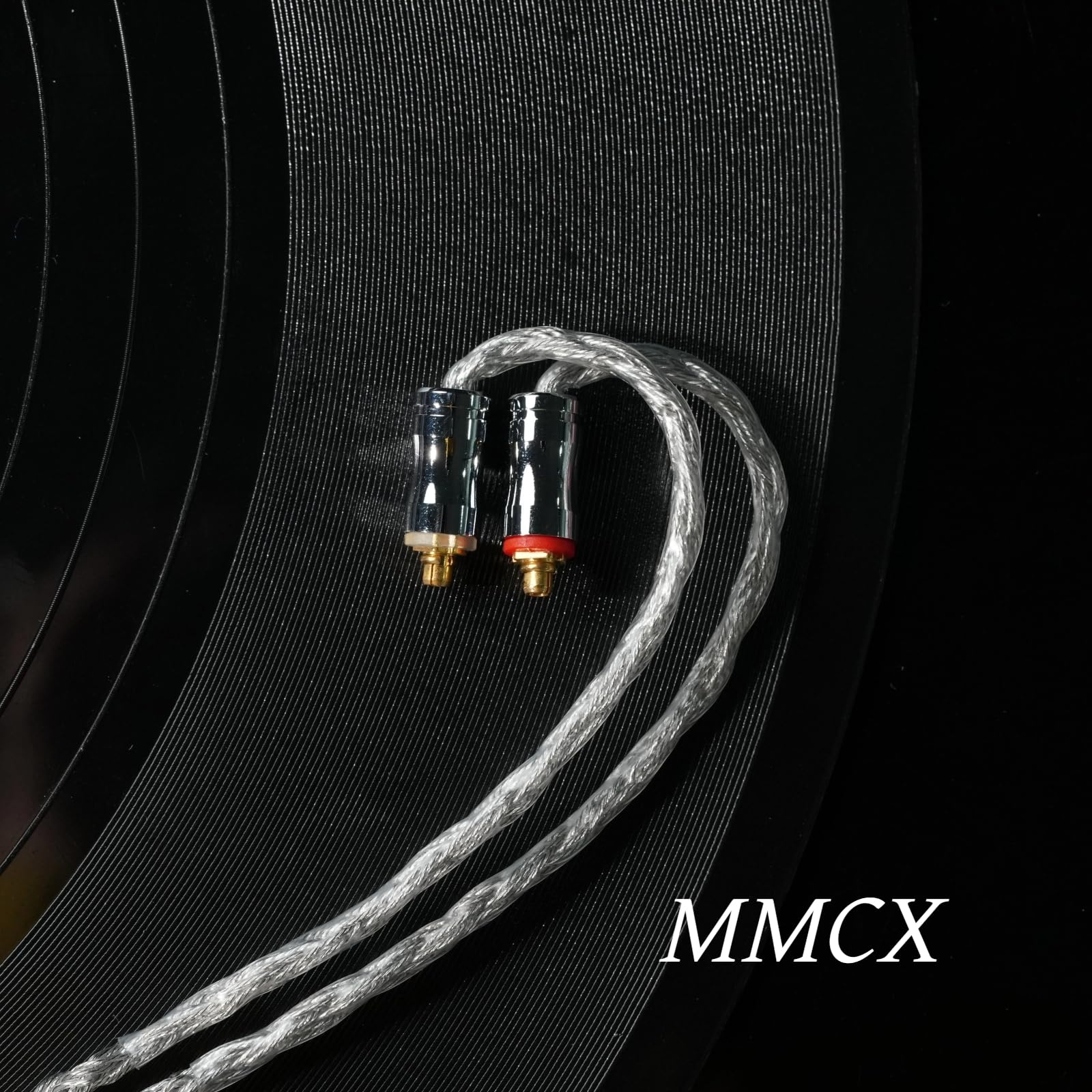 Cable de actualización de auriculares intrauditivos de 24 núcleos MMCX/QDC/0.78 de 2 pines a 4.4 mm/3.5 mm (gris, 3.5mm-M M C X)