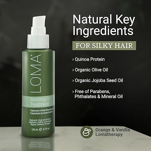 Miniatura 3 de Loma Tratamiento de aceite nutritivo para el cuidado del cabello 34 onzas líquidas