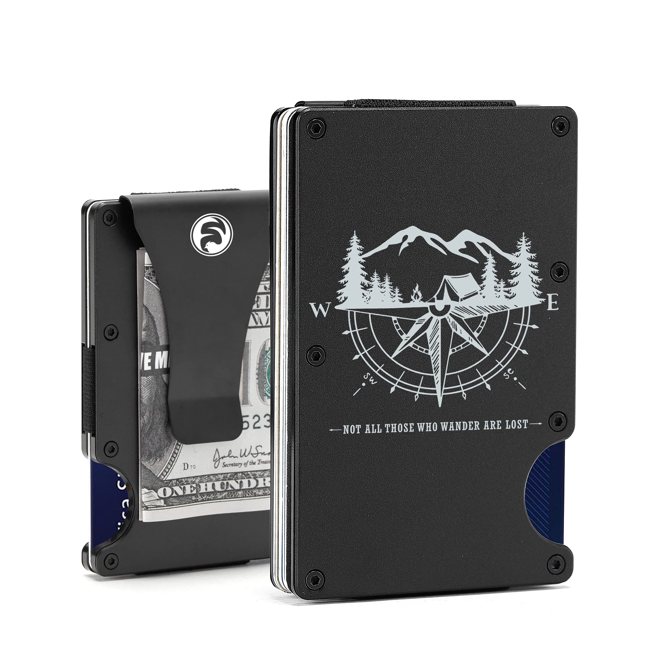 Buy Minimalist Wallet for Men Aluminum Slim Money Clip RFID