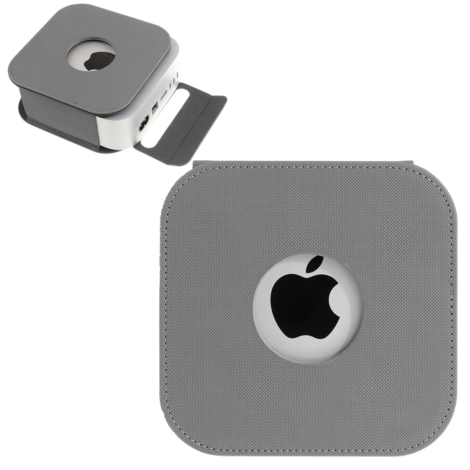 Case for Apple 2024 Mac Mini M4 Mac Mini M4 Pro NOUKAJU PU Material Protective Cover Drop-Proof Scratch-Proof