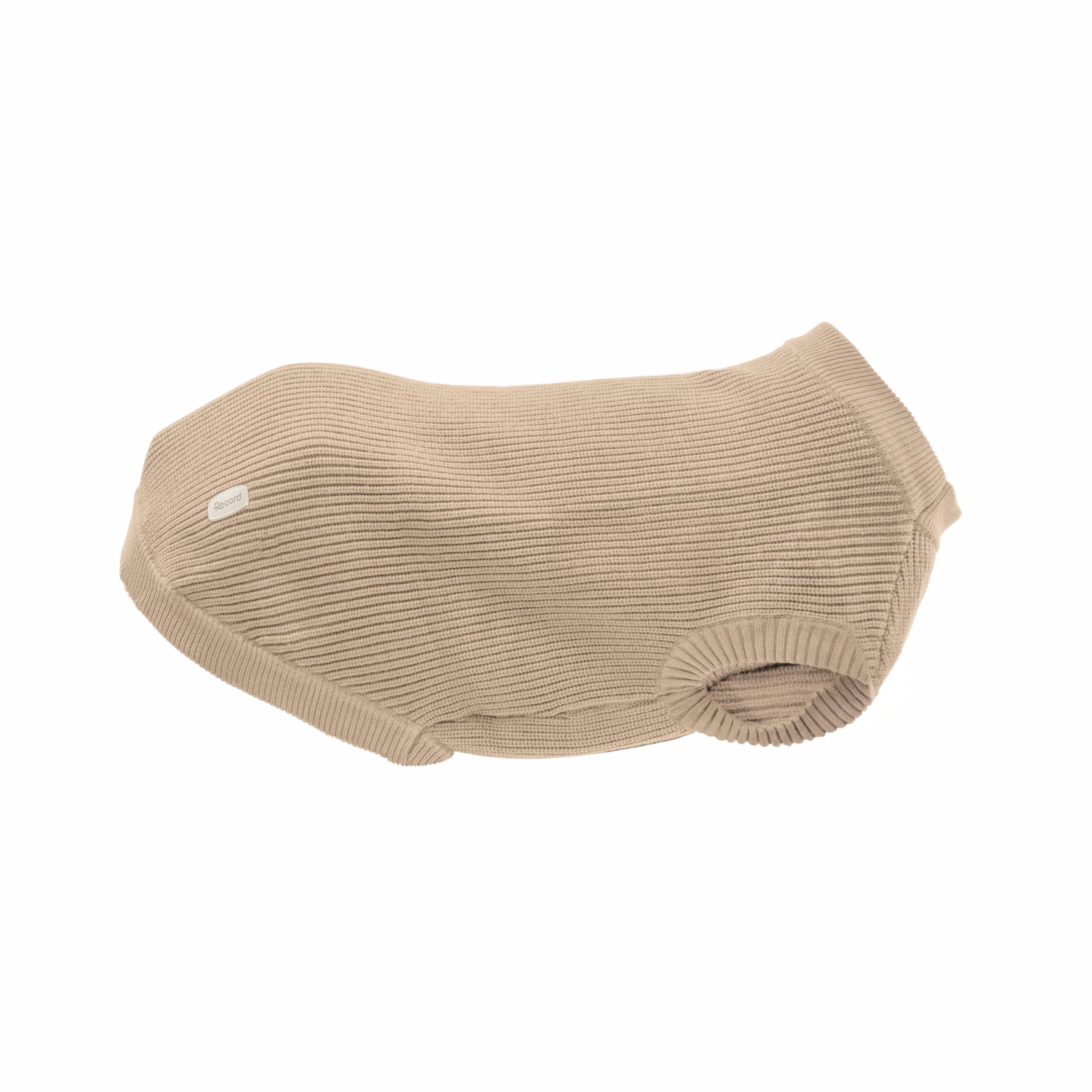 Record - Pull pour Chien Tie Dye, Trame épaisse avec Trou pour Laisse et Passants pour Pattes arrière. Longueur du Dos 55 cm. Chaud et Confortable, Parfait pour Les promenades Hivernales| Taupe 2XL
