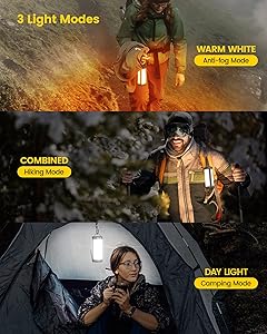 Glocusent 106 LED Camping Lights, Up to 80Hrs, 5000mAh Camping Lantern Rechargeable with 5 Brightness 3 Modes & SOS, IP68 Waterproof, Max 1200LM, Lanterns for Power Outages Hiking Emergency Hurricane