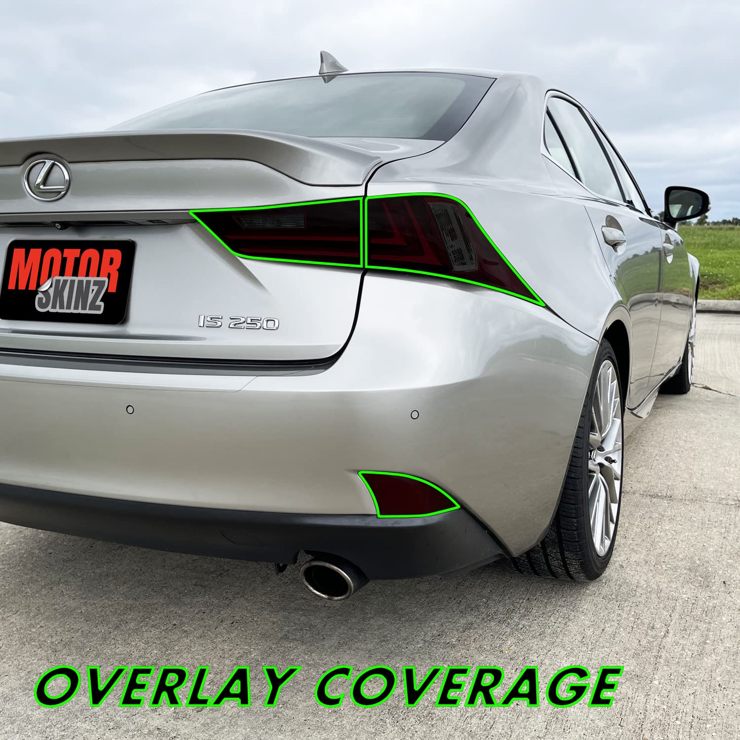 Amazon.com: PreCut Vinyl Smoke Tint for 2014-2016 Lexus is Tail